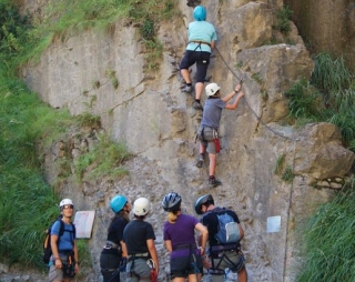 iniciale en la escalada